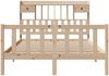 vidaXL Massivholzbett mit Regal ohne Matratze 140x200 cm Kiefernholz 3321743 Bild 4