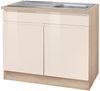 KOCHSTATION Spülenschrank KS-Virginia 100 cm breit, inklusive Einbauspüle Bild 1