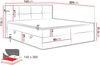 Mirjan24 Boxspringbett mit H3-Matratze und Topper Fogy , grün, 160x200 cm Bild 4