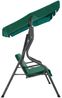 vidaXL Hollywoodschaukel Grün 170×110×153 cm Stoff 48556 Bild 3