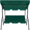vidaXL Hollywoodschaukel Grün 170×110×153 cm Stoff 48556 Bild 2