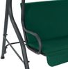 vidaXL Hollywoodschaukel Grün 170×110×153 cm Stoff 48556 Bild 5