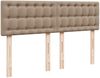vidaXL Boxspringbett Matratze Cappuccino-Braun 160x200 cm Kunstleder 3286131 Bild 5