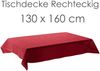 heimtexland Â® Outdoor Tischdecke Gartentischdecke wasserfest wetterbestÃ¤ndig rutschfest waschbar Outdoortischdecke Weichschaum Garten Balkon Camping Party Tischdeko Typ883 rot 130x160 cm eckig Bild 4
