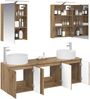 vidaXL Badezimmerschrank-Set 5 pcs Artisan-Eiche Holzwerkstoff 3406558 Bild 3