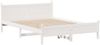 vidaXL Massivholzbett ohne Matratze Weiß 150x200 cm Kiefernholz 855589 Bild 3