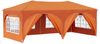 vidaXL Pop-up Partyzelt 575 x 288 x 245 cm Orange Oxford-Stoff 42019910 Bild 2