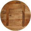 vidaXL Tischplatte Ø 50x3,8 cm Rund Massivholz Mango 370073 Bild 5