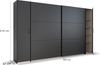 rauch Kleiderschrank, Dreh- und Schwebetürenschrank KRONACH, 4-türig, Grau metallic, 354 x 210 x 59 cm Bild 4