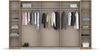 rauch Kleiderschrank, Dreh- und Schwebetürenschrank KRONACH, 4-türig, Grau metallic, 354 x 210 x 59 cm Bild 5