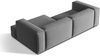 Micadoni Ecksofa Nuria 4-Sitzer Rechts Samt Grau Bild 4