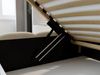 GrainGold Polsterbett mit Bettkästen MODO, Modern Bett mit Kopfteil - 140x200 cm, Beige (1x Bett) Bild 3