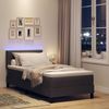 vidaXL Boxspringbett mit Matratze Dunkelbraun 100 x 200 cm Stoff 3342187 Bild 5