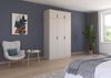 Rauch Möbel Lagoa, Kleiderschrank, Garderobe für Schlafzimmer, Kinderzimmer, Jugendzimmer 6-türig, mit Zubehör Premium, Farbe Beige, Breite 136 Bild 2