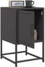 vidaXL Nachttisch Schwarz 36x39x60,5 cm Stahl 846446 Bild 5