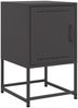 vidaXL Nachttisch Schwarz 36x39x60,5 cm Stahl 846446 Bild 2