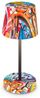 BRILONER - LED Tischlampe kabellos IP44 mit Touch, dimmbar in Stufen, Spritzwasserschutz, Nachttischlampe, Leselampe, LED Lampe, Campinglampe, Tischleuchte, Outdoor Lampe, 26x10,5 cm, Graffiti Motiv Bild 5