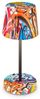 BRILONER - LED Tischlampe kabellos IP44 mit Touch, dimmbar in Stufen, Spritzwasserschutz, Nachttischlampe, Leselampe, LED Lampe, Campinglampe, Tischleuchte, Outdoor Lampe, 26x10,5 cm, Graffiti Motiv Bild 4