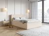 Selsey 'Lucera' Polsterbett mit Chenille-Bezug und Stauraum, hellbeige , 160x200 cm Bild 2