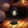 3er Set LED Solarleuchte, maritim, Metall, altsilber, H 27 cm Bild 4
