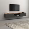 OTTO home Lowboard Garda,TV-Kommode,TV-Möbel,TV-Bank, stehend und hängend, stehend und hängend mit 2 Klappen, 1 Einlegeboden, Breite 210 cm Bild 2