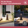 Paulmann 94612 LED Akku Tischleuchte Soala Solar 2700K IP44 dimmbar Anthrazit Bild 3