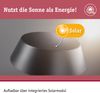 Paulmann 94612 LED Akku Tischleuchte Soala Solar 2700K IP44 dimmbar Anthrazit Bild 5