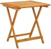 vidaXL 3-tlg. Bistro-Set Blau und Weiß Stoff und Massivholz 3281873 Bild 3