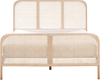Bett mit Lattenrost Kiefernholz GONFARON 140 x 200 cm Hellbraun Bild 4