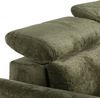 Ecksofa Ottomane links Chenille 284x208x79 grün VALENTINA Bild 3