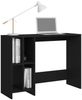 vidaXL Computertisch Schwarz 102,5x35x75 cm Holzwerkstoff 808342 Bild 5