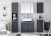 Hängeschrank >Tomlin< in grau - 41 x 70 x 24 cm (BxHxT) Bild 2