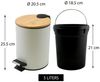 Treteimer Adonis 3l - matt-weiß Bild 3