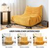 oyajia Sitzsack Relaxsessel Sofa Einzelsofa mit Hochelastischer Schwamm Modern (mit Rückenlehne Einzelsofa), ohne Montage,Bequem für Wohnzimmer & Schlafzimmer Bild 4