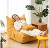 oyajia Sitzsack Relaxsessel Sofa Einzelsofa mit Hochelastischer Schwamm Modern (mit Rückenlehne Einzelsofa), ohne Montage,Bequem für Wohnzimmer & Schlafzimmer Bild 3