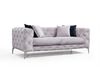 2-Sitzer-Sofa, 'Como', 73 x 90 x 197, Hellgrau Bild 2