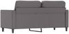 vidaXL 2-Sitzer-Sofa Grau 140 cm Kunstleder 359335 Bild 5
