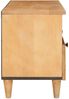 vidaXL TV-Einheiten, mit Regal, Holzwerkstoff Hellbraun, 100 x 33 x 46 cm Bild 4