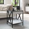 vidaXL Couchtisch mit Infinity-LED Grau Sonoma 40x40x49 cm 847695 Bild 4