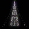 vidaXL LED Weihnachtsbaum mit Erdspießen Mehrfarbig 400 cm Eisen 42018755 Bild 5