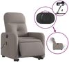 vidaXL Elektrischer Massagesessel mit Aufstehhilfe Taupe Stoff 3206829 Bild 5
