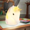 LED Dekolampe Einhorn, Tischlampe, USB oder Batterie, H 21 cm Bild 3