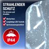 Deuba Lichterkette 10m 200 LED Innen & Außen Kaltweiß Regenlichterkette Weihnachten Deko Regen Bild 5