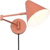 LED Wandleuchte mit Stecker, Schalter und Schwenkarm, Apricot, Höhe 16cm Bild 2