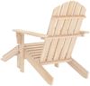 vidaXL Adirondack-Gartenstuhl mit Fußteil Massivholz Tanne 315862 Bild 4