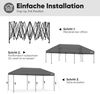 Sekey One-Touch Pop Up Pavillon 3×6, grau Bild 4