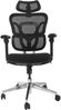 Equip Ergonomischer Premium-Bürostuhl mit Kopfstütze und Armlehnen, Schwarz Bild 4