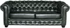Vente-unique - BRENTON Sofa and armchair set Leder Grün - B 96 cm x H 73 cm x L 201 cm105 cm Bild 5