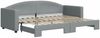 vidaXL Tagesbett Ausziehbar Hellgrau 80x200 cm Stoff 3197183 Bild 2