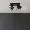 Brilliant AG Leuchten G99204-76 Marty LED Spotplatte 4-flammig sand schwarz Bild 5